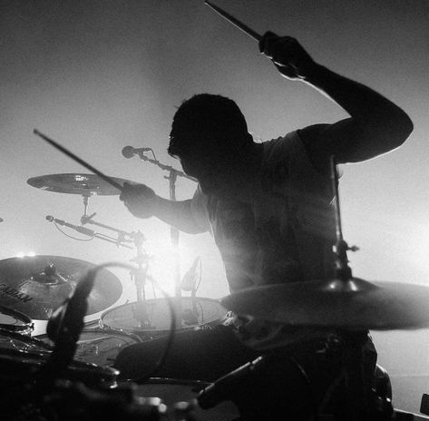 Our gorgeous drummer boy in the office!! I love his B&W pictures! 🖤🎼🥁🖤 Metal Concert Photography, Drummer Photoshoot, Drummer Aesthetic Male, Drum Photography, Infinity Song, W Pictures, Rockstar Romance, Skeleton Crew, Band Photoshoot