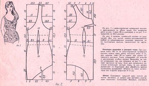 Free Vintage Swimsuit / Bathing Suit Sewing Draft Pattern Vintage Sewing Patterns Free, Lingerie Patterns, Sewing Lingerie, Swimsuit Pattern, Bra Pattern, Vintage Swimsuits, Pattern Drafting, Love Sewing, How To Sew