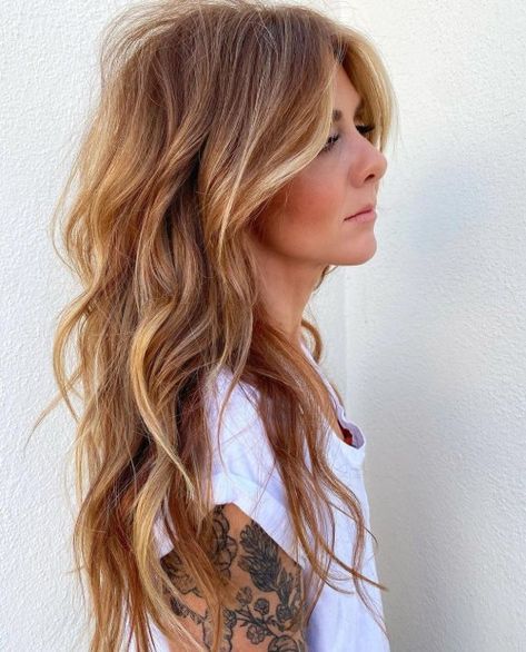 Copper Hair Side Bangs, Subtle Red Blonde Balayage, Hair Color Ideas For Pale Skin And Freckles, Jaw Length Curtain Bangs Long Hair, Hair Trends 2023 Long Haircuts Women, Strawberry Blonde With Face Framing Highlights, Best Celebrity Hair, Extremely Layered Hair Long, Natural Blonde With Red Lowlights