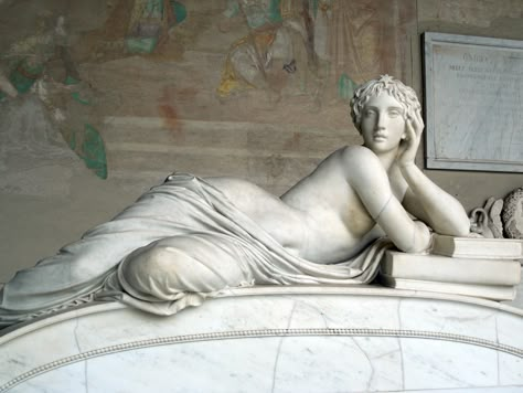 Detail from the tomb of Octaviano Fabrizio Mossotti (1791-1863) by Giovanni Dupre (1817-1882) in the Camposanto, Pisa, Italy Anatomy Sculpture, Classic Sculpture, Greek Statues, Rennaissance Art, Ancient Statues, Anatomy Poses, Greek Sculpture, Goddess Statue, 캐릭터 드로잉