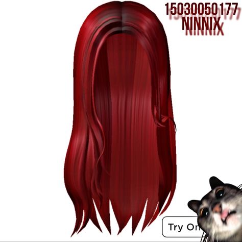 Red Hair Roblox, Blonde Hair Roblox, Black Hair Id Roblox, Code Hair, Red Hair With Bangs, Diva Hair, Pelo Cafe, Code Clothing, Social Life Hacks