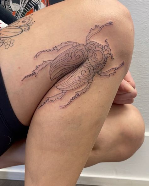 Really Bad Tattoos, Eye Lash Tattoo, Beetle Tattoo, Insect Tattoo, Bug Tattoo, Elbow Tattoos, Bicep Tattoo, Body Suit Tattoo, Bad Tattoos