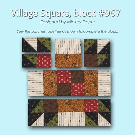 Mug Rug Tutorial, Churn Dash Quilt, Village Square, Quilting Quotes, Patchwork Blocks, Paper Quilt, Flannel Quilts, Block Quilt, Spring Quilts