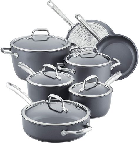 The 5 Best Anolon Cookware Sets Kitchen Cookware Sets, Induction Cookware, Nonstick Cookware Sets, Ceramic Cookware, Pots And Pans Sets, Nonstick Cookware, Rachael Ray, Cookware Sets, Kitchen Cookware