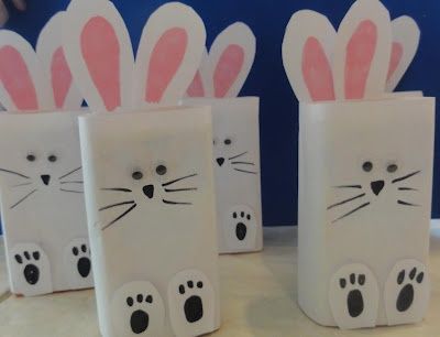 Easter Class Party, Bunnies Craft, Box Crafts For Kids, April Themes, Preschool Snack, Easter Snack, Box Ideas For Kids, April Crafts, Easter Favors