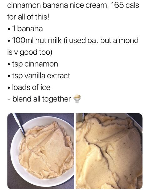 Meal Inspo Low Cal, Easy Low Cal Recipe, Wl Food, Food Calories List, Super Low Calorie, Low Cal Recipes, Banana Ice Cream, Healthy Food Motivation, No Calorie Foods