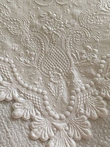 Featuring Karen Azevedo!!! – Cindy Needham Cindy Needham, White Work Embroidery, Handkerchiefs Crafts, Vintage Handkerchiefs Crafts, Trapunto Quilt, French Quilt, Quilting Lines, Handkerchief Crafts, Whitework Embroidery