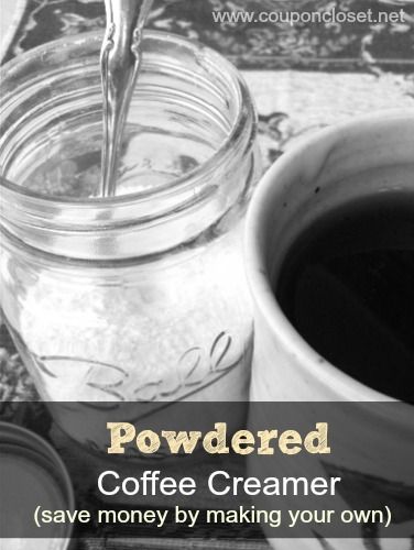 Homemade Powdered Coffee Creamer - Save money by making your own Homemade Powdered Coffee Creamer, Powdered Coffee Creamer Recipe, Creamer Homemade, Powdered Coffee Creamer, Diy Coffee Creamer, Facts Images, Powder Coffee Creamer, Homemade Coffee Creamer, Diy Mixes