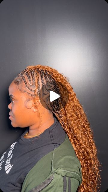 Milwaukee Braider on Instagram: "Stitch boho knotless Mohawk. 🧡 #braidedmohawk #bohobraid #ginger" Boho Braided Mohawk, Braided Mohawk Black Hair Boho, Boho Mohawk Braid, Knotless Mohawk Braids, Mohawk Knotless Braids, Mohawk Boho Braids, Boho French Braids, Mohawk Boho Knotless Braids, Braided Boho Mohawk