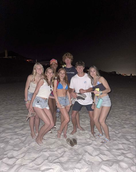 seaside teen party!! Seaside Party, American Vibes, Seaside Fl, Stone Harbor, Teen Party, Seaside Beach, 14th Birthday, Party Photo