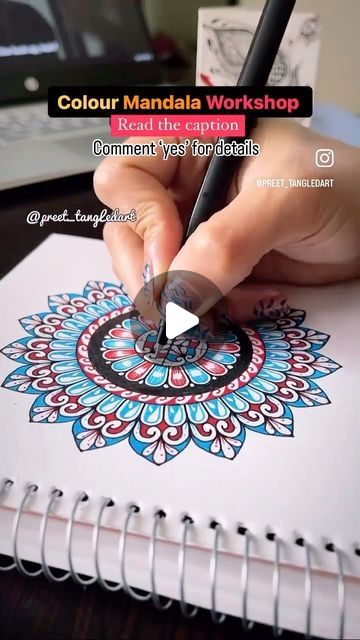 Gurpreet Kaur - Mandala|ZIA on Instagram: "Pyramid Colour Mandala Workshop 

Learn various techniques to draw beautiful colour Mandalas. Workshop is beginner friendly.

What all you will learn?
Colour theory 
Colour combination that work
Detailed explanation of different colours techniques
How to use colour Fineliners?
How to use brush pens?
Multiple petal layout ideas 
Geometric  pyramid grids
Technique for balanced artwork 
Technique for symmetry 

Date 5th Oct & 6 Oct
Time 11 am to 12 pm
Fee Rs499 A- Link n bio
 
Contact Us:
 Preettangledart@gmail.com
 9958152792" Balanced Artwork, Mandala Workshop, Colour Mandala, Colour Theory, 12 Pm, Color Techniques, Brush Pens, Learning Colors, Colour Combination