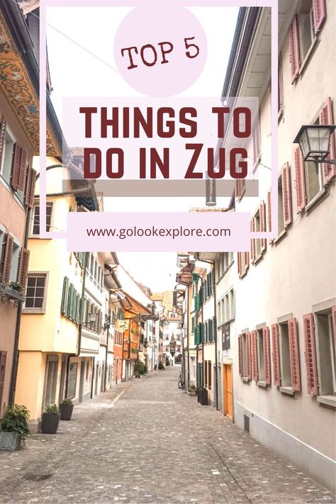 Fun fact if you do not speak german: Zug means train in german Zug Switzerland, Speak German, Europe Train Travel, Switzerland Photography, European Itineraries, Europe Train, Places In Switzerland, Teach Abroad, Packing For Europe