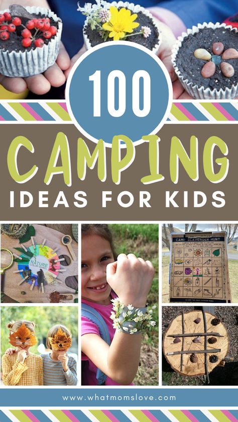 Camping Ideas For Kids, Camping Week, Camping Crafts For Kids, Camping Activities For Kids, Girl Scout Camping, Summer Camp Ideas, Camp Activities, Kids Camping, Scout Camping