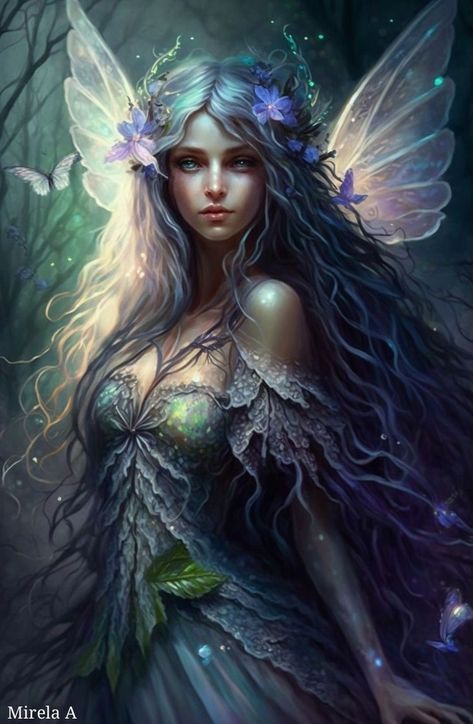 Fantasy Angel, Celtic Fairy, Faery Art, Mirela Anton, Fairies Photos, Fairy Images, Beautiful Fairy, Fairy Dragon, Fairy Pictures