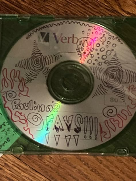 Cd Burning, Cd Mixtape Cover, Custom Cd Case, Decorated Cd Player, Burning Cds, Diy Cd Cover, Cd Case Art, Felix Core, Cd Custom