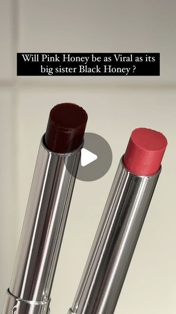 Nicola Londors on Instagram: "Black or Pink, Honey you decide 🍯 @cliniqueuk had a viral hit with their Almost Lipstick in shade BLACK HONEY They have just launched a new versatile one shade suits all PINK HONEY that is said together to be the perfect pair to achieve a Weekend Nude which will be a huge trend this Autumn. The product is a balmy texture thats in between a lipstick and a gloss. Its easy to layer and has a buildable transparent pigment for the ultimate sheer glossy finish. Think your lips but better. RRP £24.00 each Which shade will you be rocking this Autumn? *pr sample with no obligations . . . . . Trending Beauty, Viral Beauty, Viral Makeup, Makeup Reels, Makeup Swatches, Lip Balm, Lip Product, Clinique, Nude Lip, UGC Contenr, UGC Creator, Makeup Products, Be Clinique Almost Lipstick Pink Honey, Pink Honey Clinique, Clinique Pink Honey, Black Honey Clinique, Clinique Black Honey, Viral Makeup, Black Honey, All Pink, Makeup Swatches