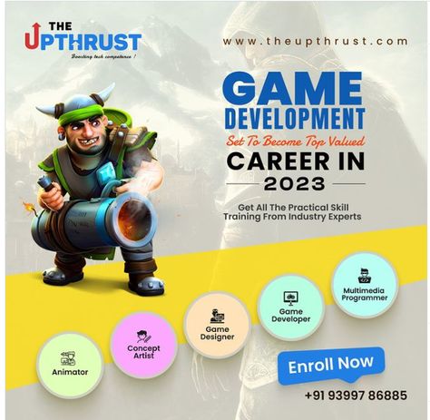 mobile gaming, game developer course, 2D Game Development Course, 3D Modeling + 2D, 3D AR And VR Course, 2D + 3D Game Development Course, 2D, 3D, AR And VR Course Animation Poster, Mobile Game Development, Mobile Gaming, Battle Royale Game, Gaming Tech, Creative Games, Game Engine, Mobile Games, Skill Training