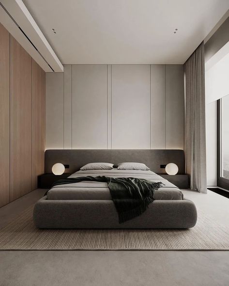 Bedroom Design Modern, Stylish Bedroom Design, Modern Luxury Bedroom, Hotel Room Design, Modern Bedroom Interior, Bedroom False Ceiling Design, Dekorasi Kamar Tidur, Level Design, Luxury Bedroom Master