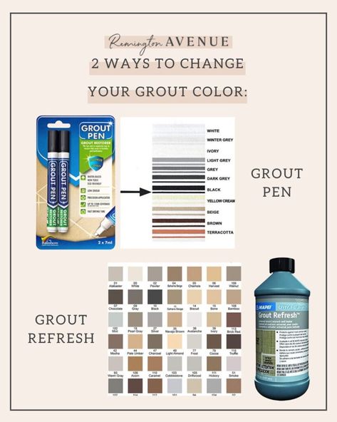 Grout Renew, Painted Shower Tile, Mapei Grout, Hexagon Tile Backsplash, Grout Stain, Grout Pen, Marble Tile Backsplash, Wood Mantel, Painting Shower