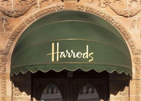 Dome Awning, Bistro Interior Design, Awning Over Door, Bistro Interior, Restaurant Architecture, Duke Of York, Store Front, Store Fronts, Harrods