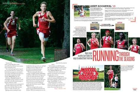 Great design for sports pages! Yearbook Headlines, Sports Yearbook, Yearbook Sports Spreads, Sports Magazine Design, Yearbook Mods, Teaching Yearbook, Magazine Sport, School Magazine, Yearbook Template