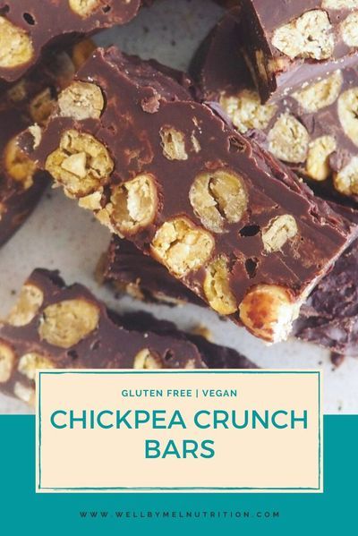 Do you like classic CRUNCH candy bars? Try out this healthier version made with chickpeas! #healthytreat #crunchbar #healthydessert #glutenfreedessert #chickpeas Chickpea Chocolate, Mini Patisserie, Crunch Bars, Low Carb Snack, Chocolate Crunch, Healthy Sweets Recipes, Candy Bars, Vegan Dessert Recipes, Vegan Treats