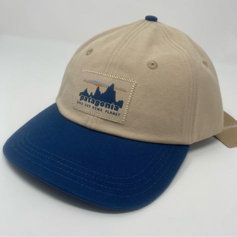 Brand New With Tags Osfm Outdoorsy Hat, Granola Hat, 90s Men Fashion, Patagonia Cap, Patagonia Trucker Hat, Patagonia Logo, Vintage Baseball Caps, Vintage Patagonia, Casual Workwear