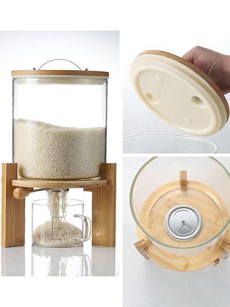 Good Quality Wholesale Coffee Bean Rice Glass Jar Dispenser - Buy Rice Glass Jar Dispenser,Rice Dispenser,Glass Jar Product on Alibaba.com Truck Restaurant, Bean Rice, Rice Dispenser, All Season Room, Coffee Jars, Graduation Design, Bar Food, Tea Bar, Smart Storage