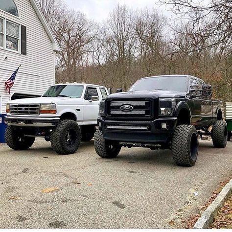 Ford Powerstroke Diesel, Dream Trucks Ford, 6.7 Powerstroke, Matching Trucks, Ford Obs, Obs Ford, 1979 Ford Truck, Custom Lifted Trucks, Trucks Lifted Diesel