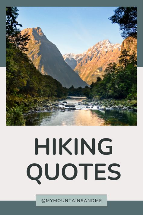 Whether you're an experienced trekker or a beginner, there's something magical about hiking.  It's not just the physical challenge—it’s the sense of freedom, adventure, and connection with nature. To inspire your next journey into the wilderness, here are 60 of the best hiking quotes that will spark your wanderlust and get you planning your next outdoor adventure… Mountain Quotes Adventure, Trekking Quotes Mountain, Backpacking Quotes, Trails Quotes, Hiking Quotes Adventure, Wilderness Quotes, Quotes About Adventure, Trekking Quotes, Hiking Girl