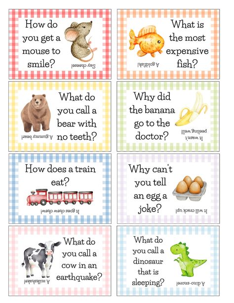 This Note Cards item by JoynerDesignCo has 6 favorites from Etsy shoppers. Ships from United States. Listed on 01 Jun, 2024 Lunch Notes For Husband, Kid Jokes Funny, Funny Kid Jokes, Kids Jokes Funny, Lunchbox Jokes For Kids, Lunch Box Jokes For Kids, Animal Kindness, Puns For Kids, Best Kid Jokes