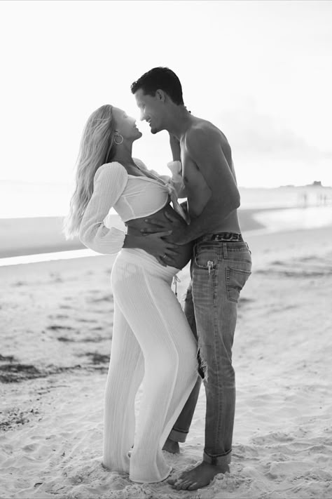 Couples maternity pictures at the beach Pregnancy Photoshoot Beach, Maternity Shoot Beach, Couple Maternity Poses, Beach Maternity Pictures, Beach Maternity Photoshoot, Beach Maternity Shoot, Maternity Beach, Couple Maternity, Outdoor Maternity Photos