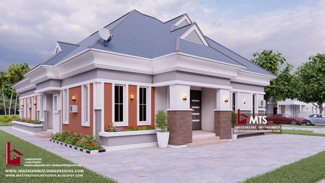 Bungalow Floor Plan, Kitchen Veranda, 5 Bedroom Bungalow, Master's Bedroom, Bedroom Bungalow, Bungalow Floor Plans, Bungalow Style House Plans, Duplex Design, Home Design Floor Plans