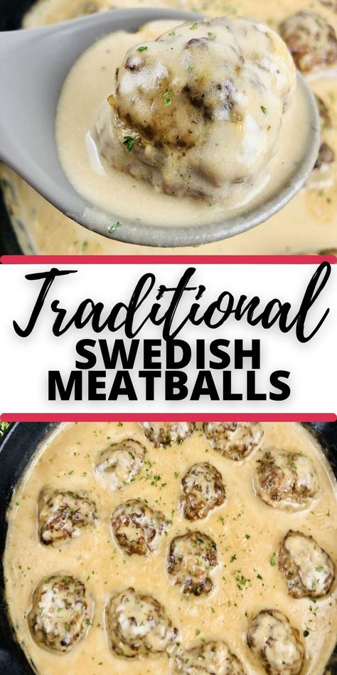 Sweetish Meatballs Recipe, Easy International Recipes, Best Swedish Meatball Recipe, Traditional Swedish Meatballs, Easy Swedish Meatball Recipe, Swedish Meatballs Easy, Meatball Recipes Easy, Kitchen Technology, Innovative Kitchen