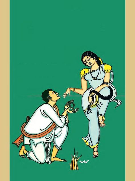 Ugadi Poster, Bapu Paintings, Bapu Bommalu, Bengali Art, India Painting, Indian Illustration, Indian Arts And Crafts, Ap Studio Art, Indian Art Gallery