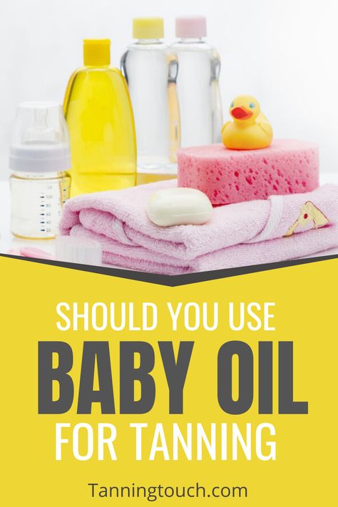 When baby oil is applied to the skin, the oil acts as a reflector. · To have an even and uniform tanning people use baby oi. Baby Oil Tanning, Diy Tanning Oil For Outside, Baby Oil Tan, Self Tanner Homemade, Diy Tanning Oil, Tan Faster, Tan Before And After, Diy Tanning, Baby Oil Gel