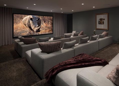 Small Theater Room Ideas, Home Theater Basement, Home Theater Room Design, Theater Room Design, Home Theater Furniture, Cinema Design, Home Cinema Room, Home Theater Decor, Diy Tv Stand