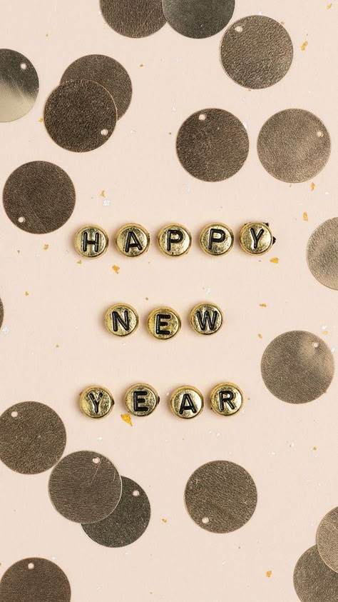 Cute New Years Wallpapers, New Years Lockscreen, New Year Mood Aesthetic, New Years Aesthetic Wallpaper, Happy New Year Wallpaper Aesthetic, Pink New Year Wallpaper, New Years Phone Wallpaper, January Backgrounds, New Years Eve Wallpaper