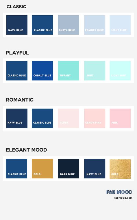 4 Blue color Palettes { Classic, Playful, Romantic and Elegant Mood } Classic Blue Color Combination, Colure Pallet, Elegant Blue Color Palette, Blue Color Palette Combination, Blue Pantone, Elegant Colour Palette, Light Blue Color Palette, Elegant Color Palette, Different Blue Colors