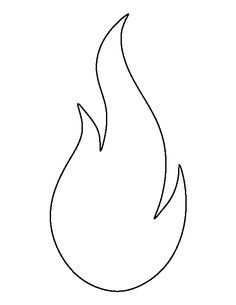 Flame pattern. Use the printable outline for crafts, creating stencils, scrapbooking, and more. Free PDF template to download and print at http://patternuniverse.com/download/flame-pattern/ Giant Candles, Printable Outline, Pentecost Sunday, Fireman Party, Fireman Birthday, Flame Pattern, Fireman Sam, Pentecost, Candle Flames