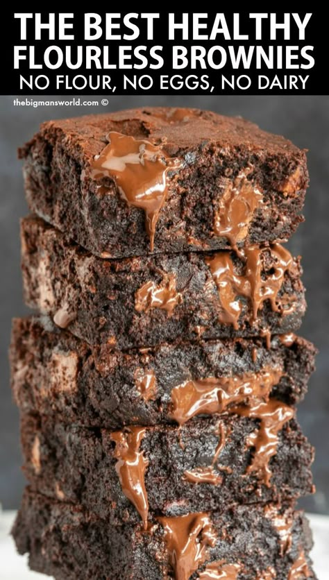 Healthy Brownie Oatmeal, No Guilt Dessert, Brownie Oatmeal Recipes, Oatmeal Flour Brownies, Brownies With Oats, Chocolate Oatmeal Brownies, Oatmeal Brownies Recipe, Fiber Brownie Recipe, Breakfast Brownies Healthy