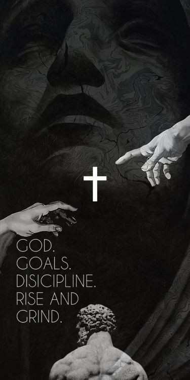 God Goals Discipline Rise And Grind Wallpaper, God Goals Discipline Wallpaper, God Did Wallpaper, God Discipline, Gods Plan Wallpaper, Wallpaper God Quotes, Wallpaper Iphone White, Greek God Wallpaper Aesthetic, Mary Painting