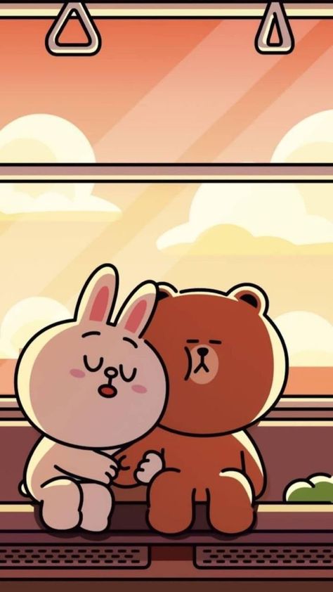 My fav show so  cute plz watch comment if you want to watch eeeeeee Cony Wallpaper, Line Brown Bear, Brown And Cony, Cony Brown, Teddy Bear Wallpaper, Cute Bear Drawings, Lines Wallpaper, Bunny And Bear, Friends Wallpaper