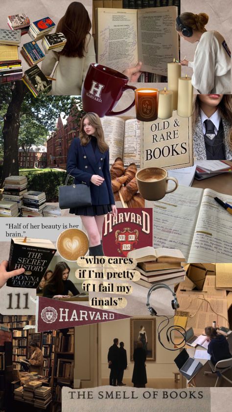 #academia #schoolaesthetic #harvard #ivyleague #oldmoney #reading #moodboard #goals Harvard Uni, University Inspiration, Law School Life, Harvard Students, College Vision Board, Law School Inspiration, College Motivation, Harvard Law, Harvard Law School