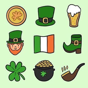 Patrick Drawing, San Patrick Day, San Patrick, Cartoon Clip Art, St Patrick’s Day, Flat Design, St Patricks Day, St Patrick, Graphic Resources