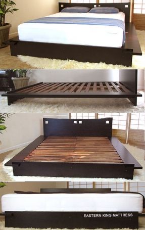 Platform Beds - Low Platform Beds, Japanese Solid Wood Bed Frame Japanese Platform Bed, Low Platform Bed, Horizontal Murphy Bed, Modern Murphy Beds, Solid Wood Bed Frame, Pallet Beds, Home Entertainment Centers, Wood Platform Bed Frame, Taiping