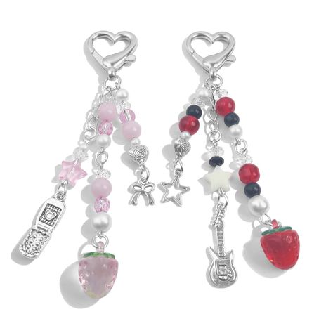 PRICES MAY VARY. Stylish Keychain: These cute keychains comes in pink red strawberry, butterfly, green leaves,star,bear,heart etc.pendant designs and unique heart or star clasps,make it look very beautiful and exquisite. High Quality Keychain: Our aesthetic keychains are made of high-quality alloy,acrylic, beads and crystal which is durable and exquisite,and hese keychains are just the right size to make you look different, exquisite and stylish. Bright Gloss:The Cute keychains for women is poli Y2k Keychain Aesthetic, Cute Acrylic Keychains, Matching Keychains Couples, Keychain Design Ideas, Key Chains Ideas, Keychains Aesthetic, Keychain Maker, Y2k Charms, Cute Bag Charms