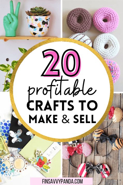 20 Profitable Crafts To Make and Sell in 2024 Popular Everything, Profitable Crafts, Diy Projects To Make And Sell, Easy Crafts To Sell, Trending Crafts, Popular Crafts, Moms Crafts, Craft Show Ideas, Money Making Crafts