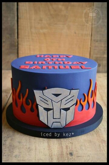 Optimus Prime Birthday Cake, Transformer Cakes For Boys, Transformers Cake Ideas, Transformers Cake Optimus Prime, Transformer Birthday Cake, Optimus Prime Cake, Transformers Birthday Cake, Drake's Birthday, Transformers Cake