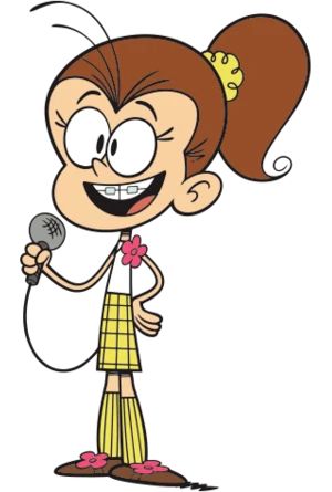 Luan Loud | Nickelodeon | Fandom Loud House Movie, Luan Loud, Kawaii Girl Drawings, Lynn Loud, Loud House Characters, Easy Pixel Art, The Loud House, Loud House, Pony Drawing